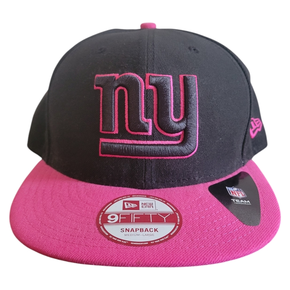 New Era Black and Pink Snapback Hat